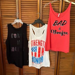 Lot of 3 CrossFit workout tops